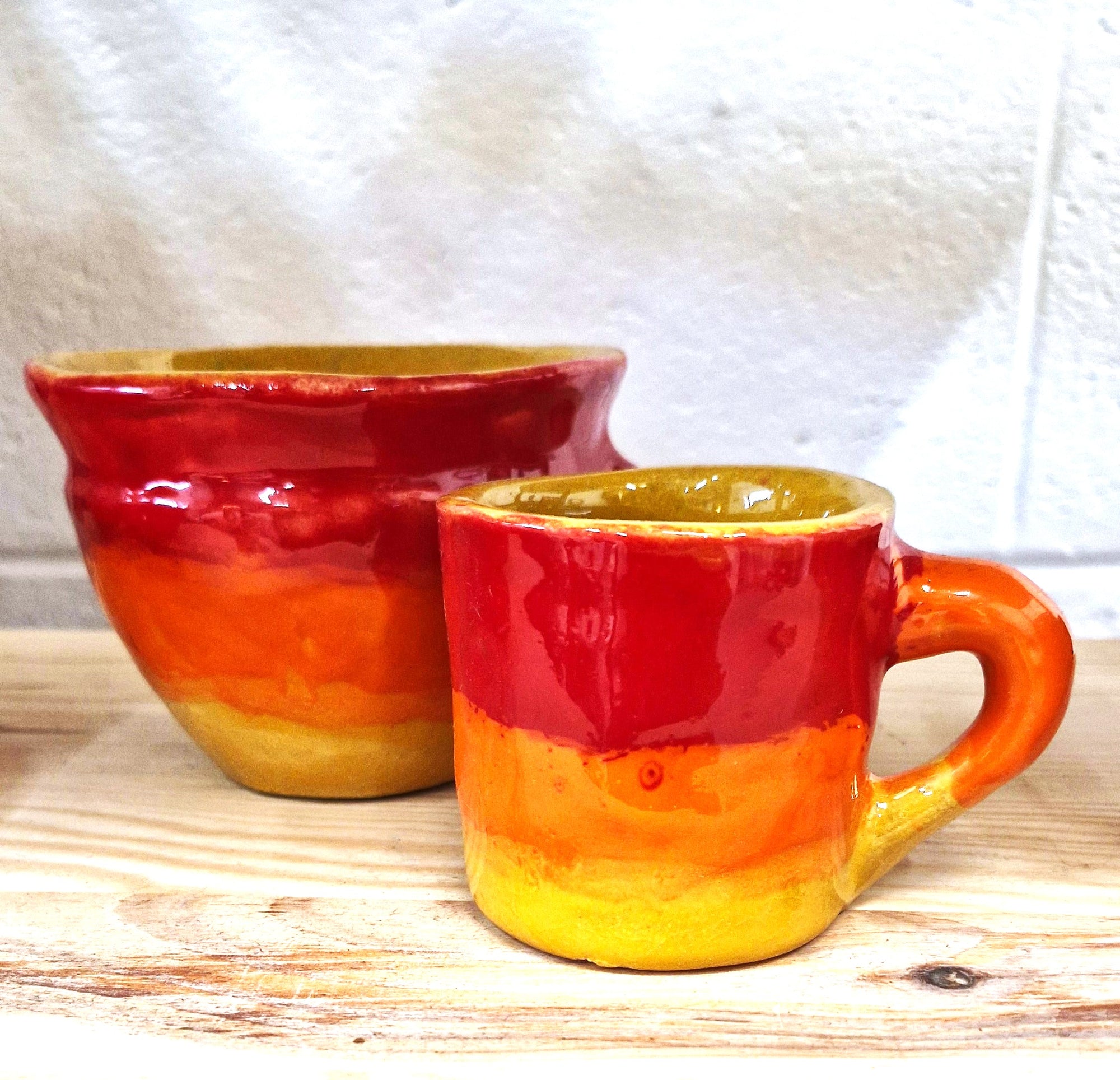 Kenyan Ceramic Coffee Cups